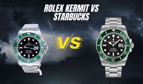 rolex kermit 2020|rolex kermit vs starbucks.